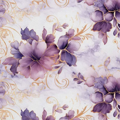 Image de OUTDOOR DECOSTOFFE OXFORD - Blumen - DX2200