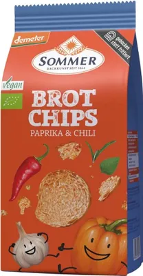 Produktbild von Brot Chips - Paprika & Chili 100g