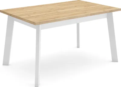Immagine prodotto di ODIN Tavolo da Pranzo, 140x90x75cm, Per 6 persone, Gambe in legno, Rovere