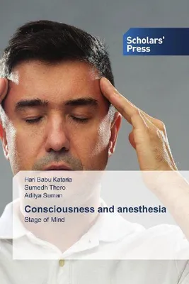 Produktbild von Consciousness and anesthesia
