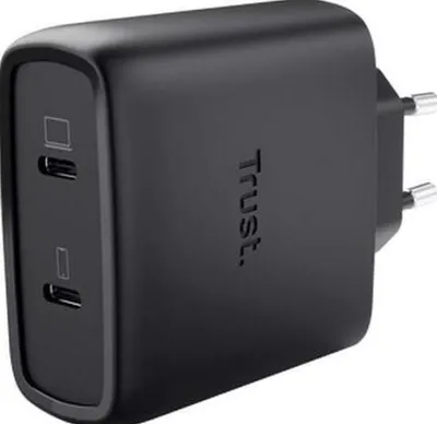 Produktbild von Trust Maxo USB-C-GaN-Ladegerät 65 W mit 2 Anschlüssen