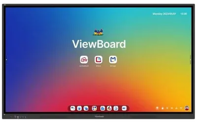 Produktbild von Viewsonic IFP7534, 190,5 cm (75"), 1650,24 x 942,01 mm, 450 cd/m², 1,07 Milliarden Farben, 3840 x 2160 Pixel, TFT-LCD