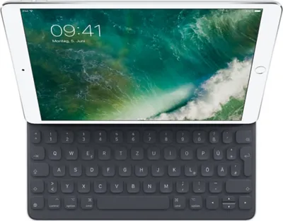 Produktbild von Apple Smart, Deutsch, Apple, iPad Pro 10.5" iPad Air (3rd generation) iPad (9th generation) iPad (8th generation) iPad (7th..., Schwarz, Andocken, Smart Connector