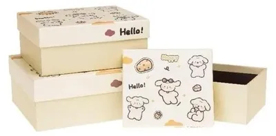 Image de Coffret cadeau de 3 oursons ROZETTE
