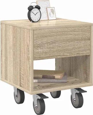 Obrázok produktu pre vidaXL Nočný stolík 2 ks dub Sonoma 40,5 x 40 x 48 cm Materiál na báze dreva