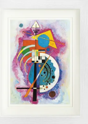 Produktbild von Wassily Kandinsky Gerahmtes Bild Mit Edlem Passepartout | Wand-Bilder | Im Bilderrahmen - Hommage An Grohmann, 1926 (40 x 30 cm)