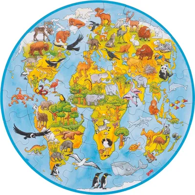 Produktbild von XXL Puzzle Welt, 49 Teile