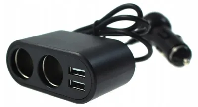 Produktbild von KFZ Zigarettenanzünder Splitter 12-24V mit 2x USB 2.1A
