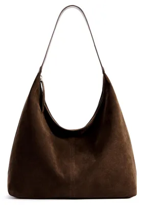 Produktbild von Solidchoice - Vintage-Tasche aus Wildleder für Damen, mit Reißverschluss