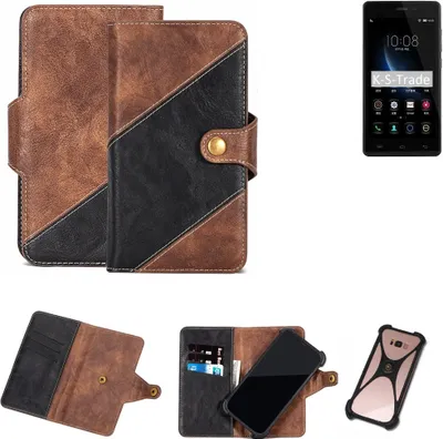 Produktbild von K-S-Trade Handy Hülle Schutz Hülle Schutzhülle Bookstyle Case kompatibel mit Doogee X5 Handy Cover Hülle Schutztasche 1x