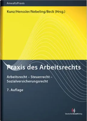 Produktbild von Praxis des Arbeitsrechts