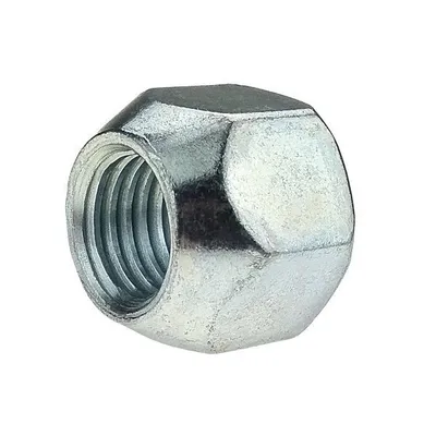 Produktbild von Offene Radmuttern M12x1,25 Kegelbund 16mm SW19 Verzinkt für Stahlfelgen