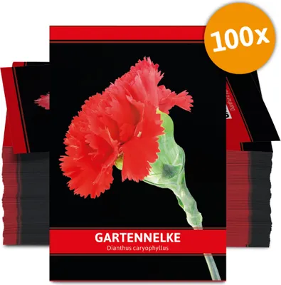 Produktbild von Gartennelke für Werbezwecke (100 Tütchen) | Nelkensamen von FLORTUS