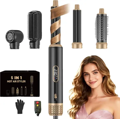 Produktbild von Haartrocknerbürste, Ionentechnologie, vielseitige Styling-Optionen, 220V-240V EU-Stecker