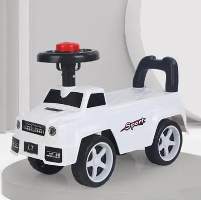 Produktbild von Rutscher Rutschauto Rutschfahrzeug Spielzeug ab 1 Jahr weiß