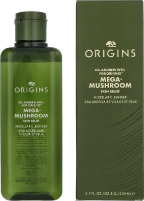 Produktbild von Origins Dr. Weil Mega-Mushroom Skin Relief Micellar Cleanser 200 ml