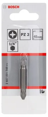 Productafbeelding van 3-delige set schroevendraaiers met kruiskop, type PZ2, PZ2, lengte 45 mm
