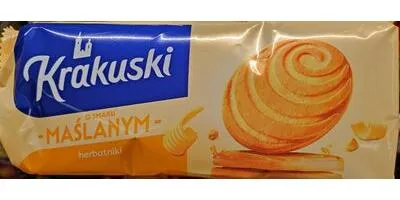 Zdjęcie produktu dla Krakuski ciastka kruche maślane 201 g
