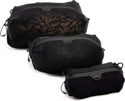 Produktbild von PEAK DESIGN Ultraleichtes Packwürfel-Set Mesh XXS-XS-S Schwarz