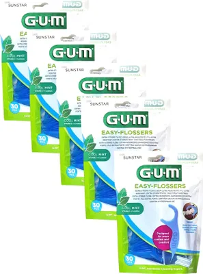 Produktbild von 5x GUM Easy - Flosser (5x30 Stück)
