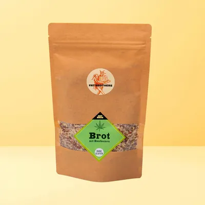 Produktbild von Glutenfreies Brot mit Mandelmehl und Hanfsamen Backmischung
