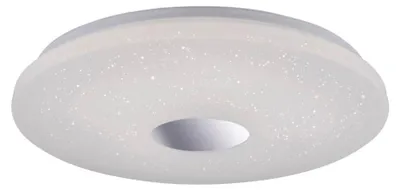 Obrázok produktu pre LED stropné svietidlo - chrómová farba - biela - plast - kov - Ø 59 cm - so senzorom pohybu