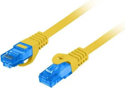 Zdjęcie produktu dla Lanberg PCF6A-10CC, 5 m, Cat6a, S/FTP (S-STP), RJ-45, RJ-45, Żółty