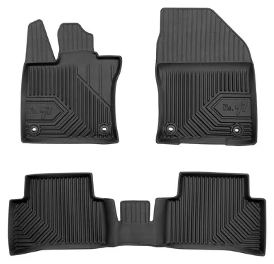 Imagen del producto de Alfombrillas de goma para Lexus UX desde 2018 (crossover) – juego de 4 piezas, negras, a medida