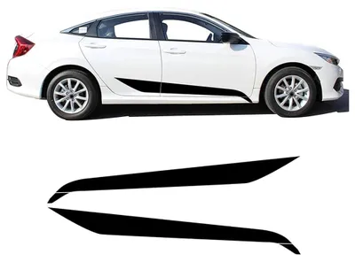 Image de Autocollants personnalisés pour Honda Civic, modèles 2016-2020