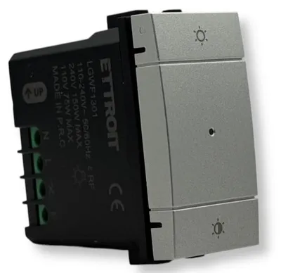 Immagine prodotto di ETTROIT Interruttore / Dimmer smart Wifi Connesso app Tuya colore grigio compatibile con Living Light LGWF1301
