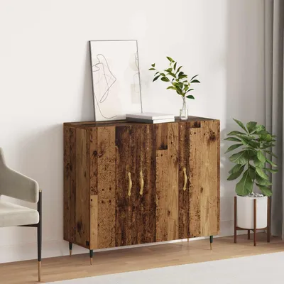 Produktbild von vidaXL Sideboard Altholz 90 x 34 x 80 cm Holzwerkstoff