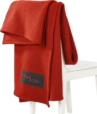 Produktbild von Mufflon W300 Mu-Plaid II terra 220 x 140 cm