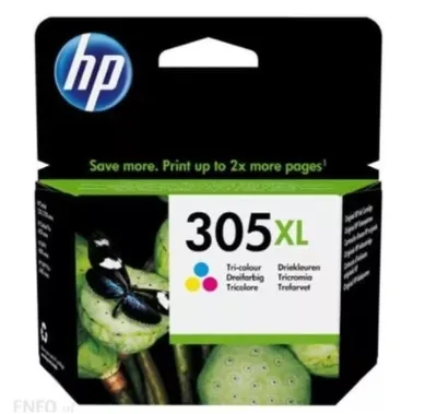 Obrázok produktu pre HP Trojfarebná originálna atramentová kazeta 305XL s vysokou výťažnosťou, Vysoký (XL) výnos, Azúrová, Purpurová, Žltá, Atrament na báze farby, 5 ml, 1 kusov, Balenie po jednom kuse