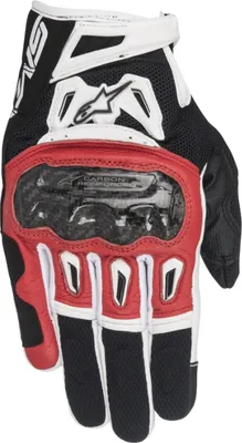 Immagine prodotto di Guanti SMX-2 AIR CARBON, ALPINESTARS (rosso/nero/bianco, taglia L)