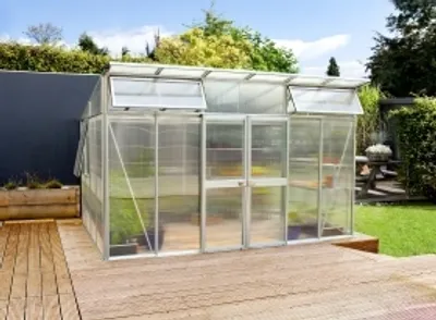Produktbild von Vitavia Gewächshaus "Aura 11500" aluminium 11,5 m² 10 mm HKP