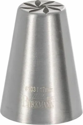 Immagine prodotto di Birkmann Designtülle #103, Spritztülle, Garniertülle, Backzubehör, Edelstahl, Ø 1.7 cm, 411593