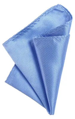 Produktbild von DonDon Herren Einstecktuch 21 x 21 cm für feierliche Anlässe himmelblau