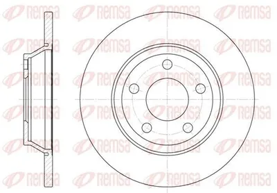 Produktbild von 2x REMSA Bremsscheibe 6472.00 vorne für AUDI A4 Limousine (8D2 B5) 280mm 46 2mm