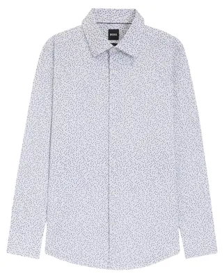 Image de Boss - Chemise pour homme, coupe classique, manches longues GT21089 (41,5 cm) (bleu)