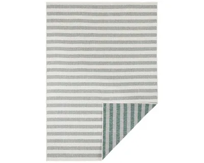 Zdjęcie produktu dla Dywan na taras 200x290cm dwustronny sznurkowy, zielono kremowy