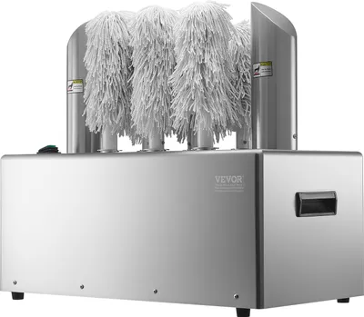 Immagine prodotto di VEVOR lucidatrice per vetri per vino con 8 teste di lucidatura, 660 tazze/h, lucidatrice elettrica per vetri commerciali, ristorante