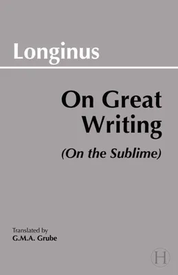 Produktbild von On Great Writing (On the Sublime)