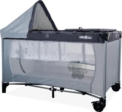 Produktbild von Aga4Kids Reisebett Kinderreisebett MR6672 Hellgrau