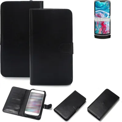 Produktbild von K-S-Trade Handyhülle Schutzhülle kompatibel mit Motorola Razr 2019 Handy Schutz Hülle Handyhülle Bumper schwarz 1x