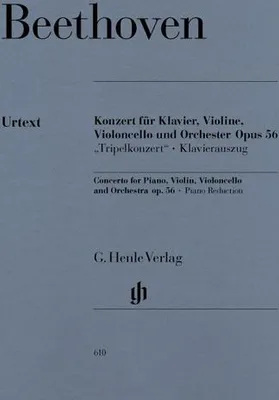 Image de Konzert C-Dur op.56 für Klavier, Violine und Violoncello (Tripelkonzert), Klavierauszug