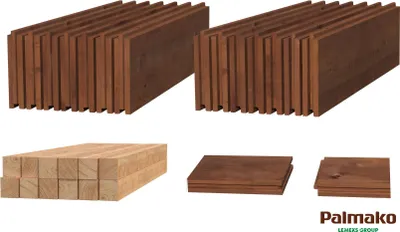 Produktbild von Fußboden Palmako Valentine, Alice 9 m² 338 x 276 cm braun