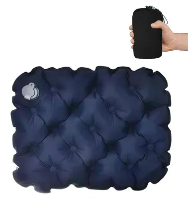 Produktbild von Camping-Sitzkissen, wasserdicht – Aufblasbares Sitzkissen – Faltbares Kissen – Leichtes Kissen – 47 x 37 cm – Für Outdoor-Aktivitäten