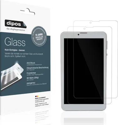 Produktbild von 2x dipos GlassCC Garsent 7 Zoll Tablet