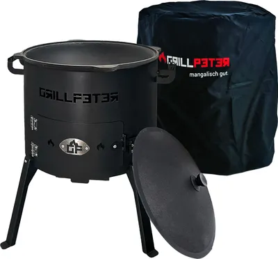 Produktbild von Utschak Set Nurlan Ø40 cm mit Kasan 10L mit Abdeckhaube