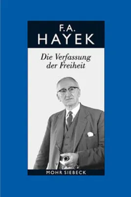 Produktbild von Die Verfassung der Freiheit